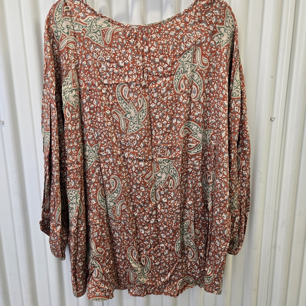 Renee C. Multicolor Paisley Blouse - Picture 5 of 5